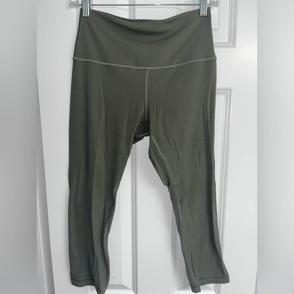 Lululemon align crop green leggings